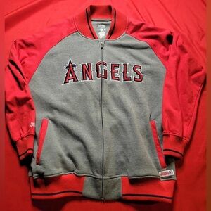Los Angeles Angels Zip Up Varsity Jacket